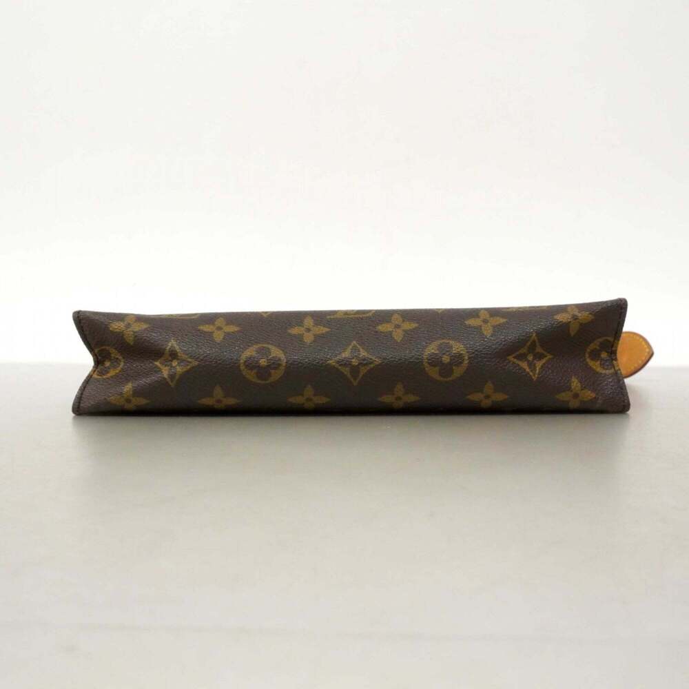 LOUIS VUITTON Authentic Brown Monogram Pochette Pouch - Picture 3 of 9
